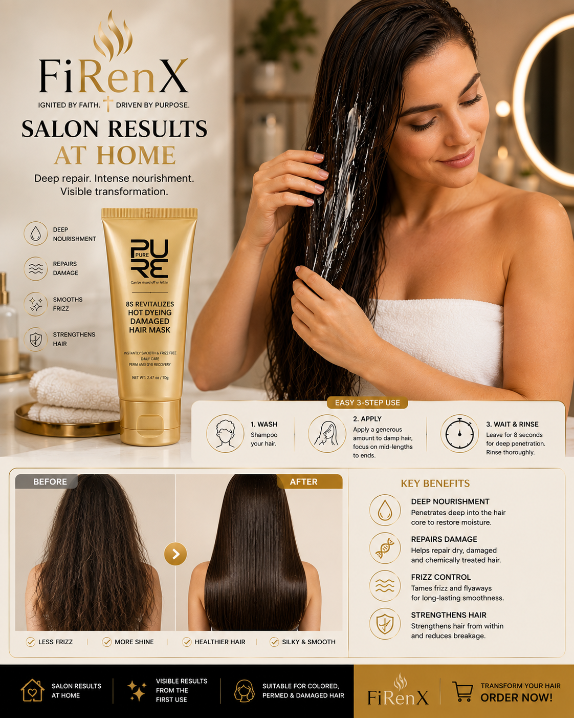 PURE 8 — Instant Hair Revival Mask
